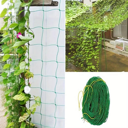 Heavy Duty Garden Climbing Plant Support Net – Durable Nylon Trellis Mesh for Cucumbers, Tomatoes & Fruit Plants