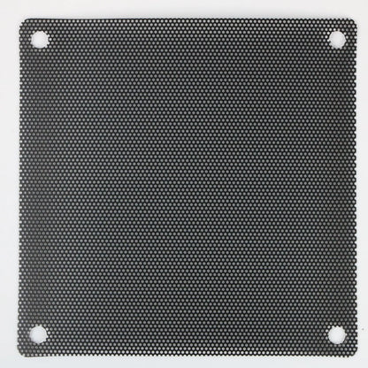 5PCS Cuttable PC Fan Dust Filters (80mm/90mm/120mm/140mm), Black PVC Ultra-Fine Mesh Dustproof Covers for Computer Cooling Case Protection