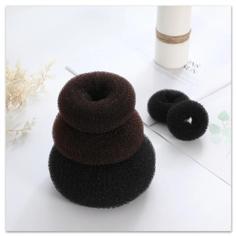 3PCS Hair Bun Donut Set – Easy Magic Foam Styling Tools for Women & Girls