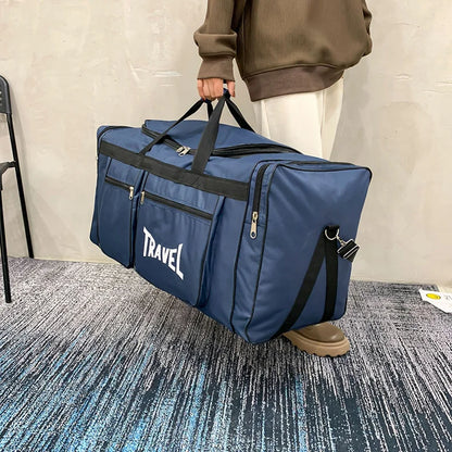 Foldable Travel Bag Y36A – Large Capacity Waterproof Business & Sports Duffel, Wear-Resistant Portable Handbag