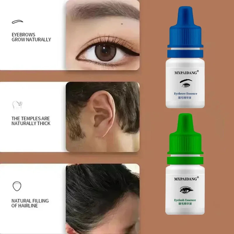 Fast Eyebrow & Eyelash Growth Serum – Hair Loss Prevention, Thicker Fuller Brows & Lashes Enhancer