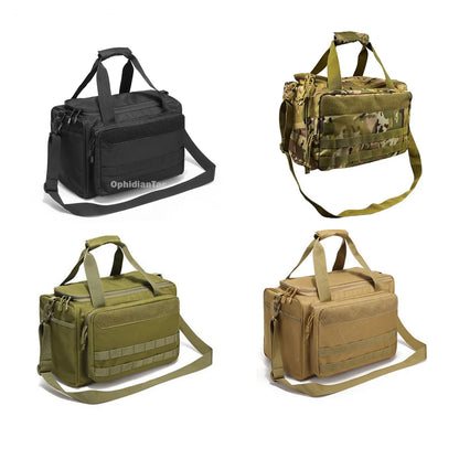Range Bag – Outdoor Hunting & Shooting Training Molle Gun Bag, Large Capacity Handbag for Climbing, Hiking & Camping