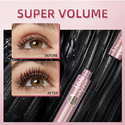 Natural Curling Mascara – Quick Dry, Smudge-Proof Eyelash Cream for Long-Lasting Party Look