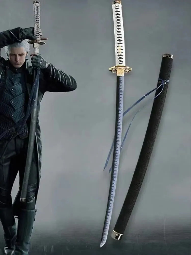 104cm Yamato Katana – Devil May Cry 5 Vergil Cosplay Prop Samurai Sword Full-Size Toy