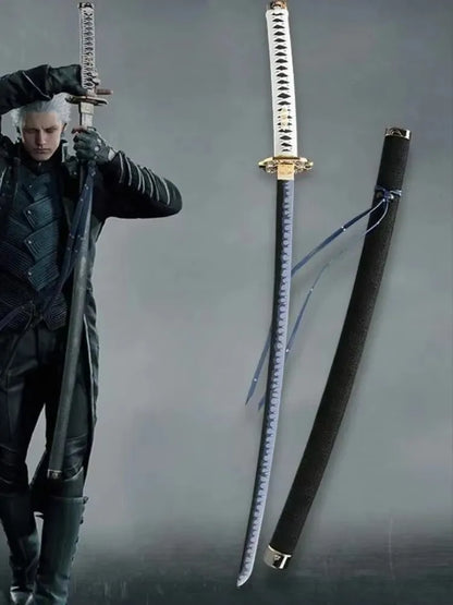 104cm Yamato Katana – Devil May Cry 5 Vergil Cosplay Prop Samurai Sword Full-Size Toy
