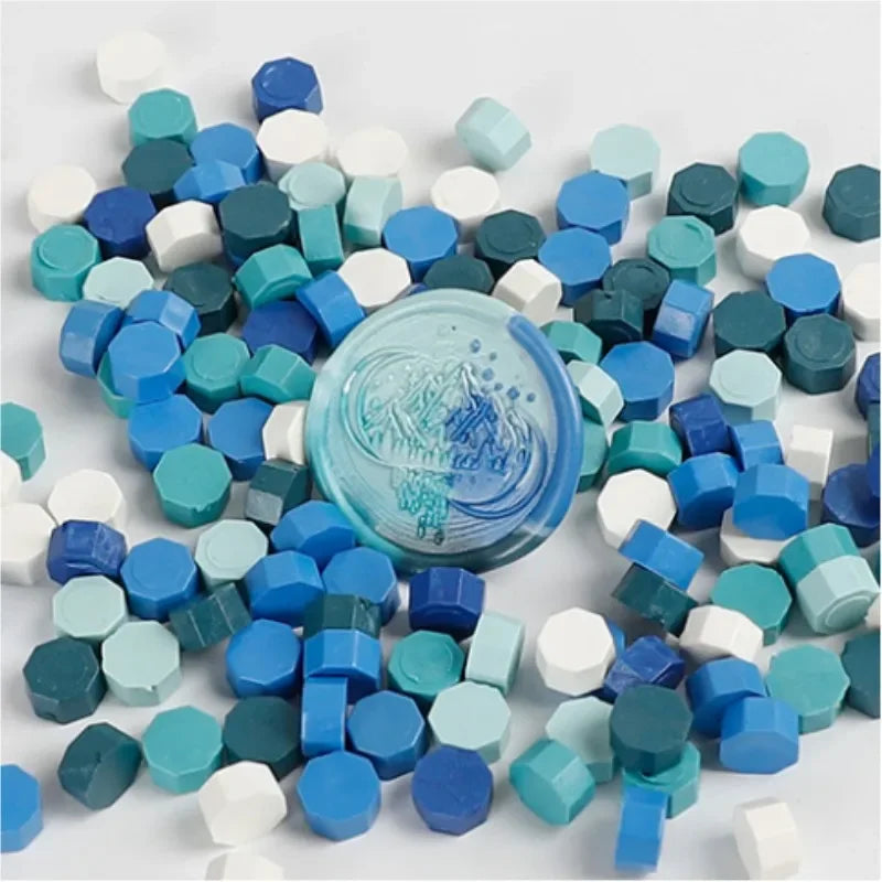 100Pc Retro Sealing Wax Beads – Seal Stamp for Wedding & Birthday Invitations, DIY Scrapbook Decoration & Crafting