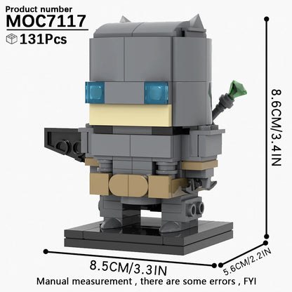 MOOXI Movie Series MOC BrickHeadz Building Blocks Set – DIY Educational Toy for Kids