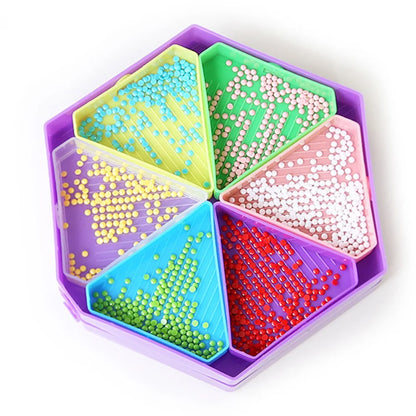 Removable 6 Slot Diamond Painting Storage Containers – Large Trays & Accessories