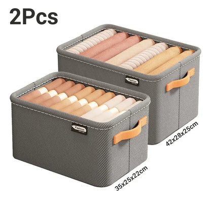 Thick Clothes Organizer Storage Box — Drawer Cabinet for Pants, Sweaters, Jeans, and Wardrobe Clothes