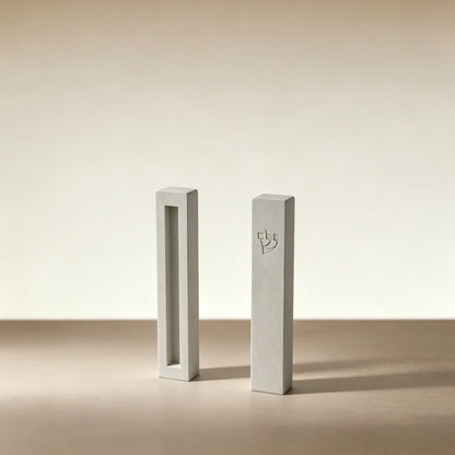 Mezuzah Case Silicone Mold - Door Scroll Holder Casting Mold for Concrete, Cement, and Plaster Crafts