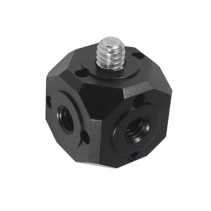 Universal Tripod Mount Adapter - Magic Arm Cubic Mount for Flash Vlog Video Light Microphone Extension Accessories