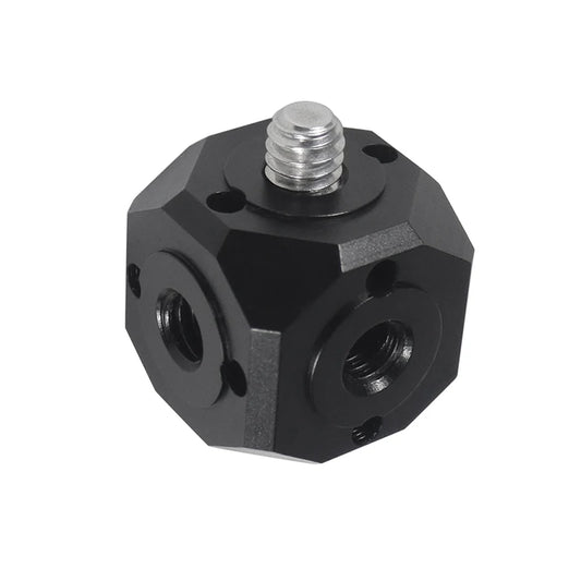 Universal Tripod Mount Adapter - Magic Arm Cubic Mount for Flash Vlog Video Light Microphone Extension Accessories