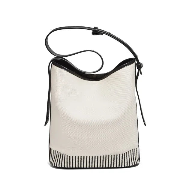 FOXER Lady Fashion PU Shoulder Bag – Large Capacity Top Handbag, Office Commuter Bag, Vegan Leather Female Composite Bucket