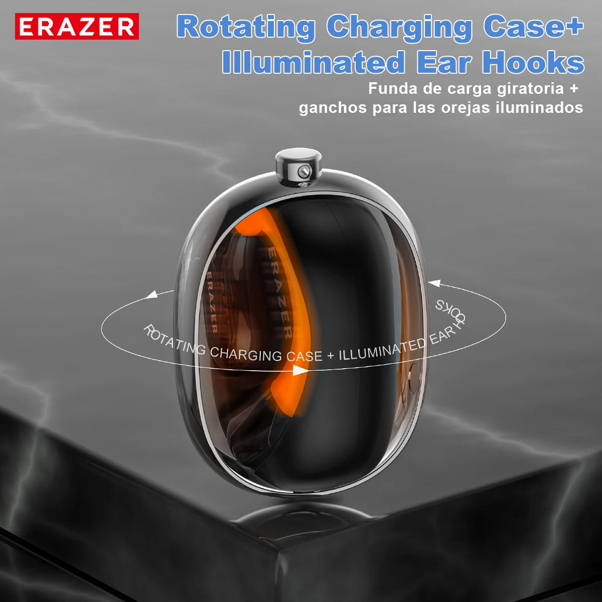 ERAZER XF31 AI Translator Earphone – Bluetooth Wireless Earbuds with Mic, Sleep ASMR Headset & DIY APP