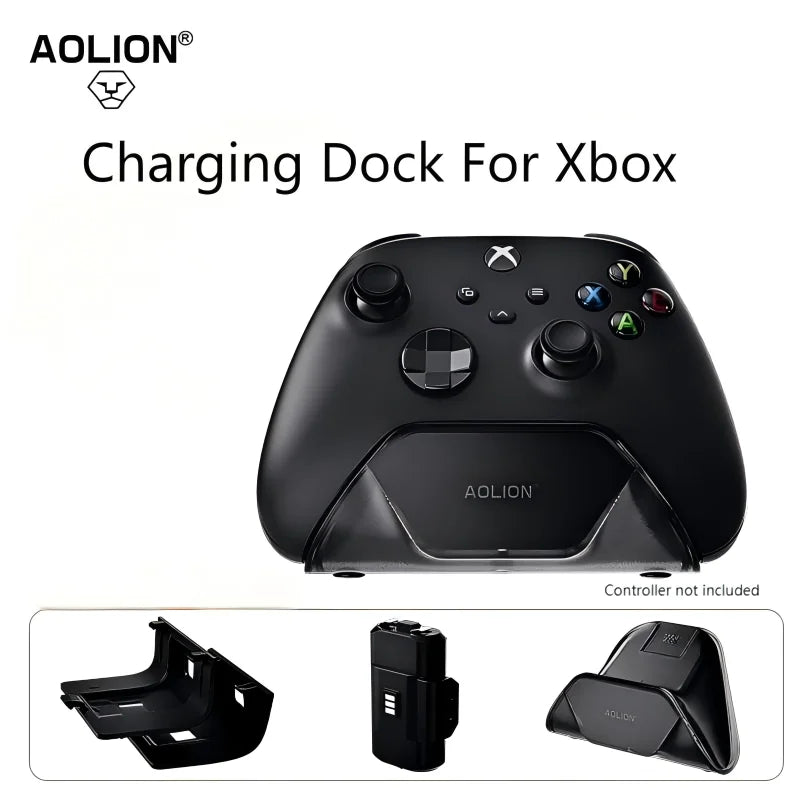 Aolion Wireless Charging Dock for Xbox Series X/S & One Controllers – Gamepad Charging Base