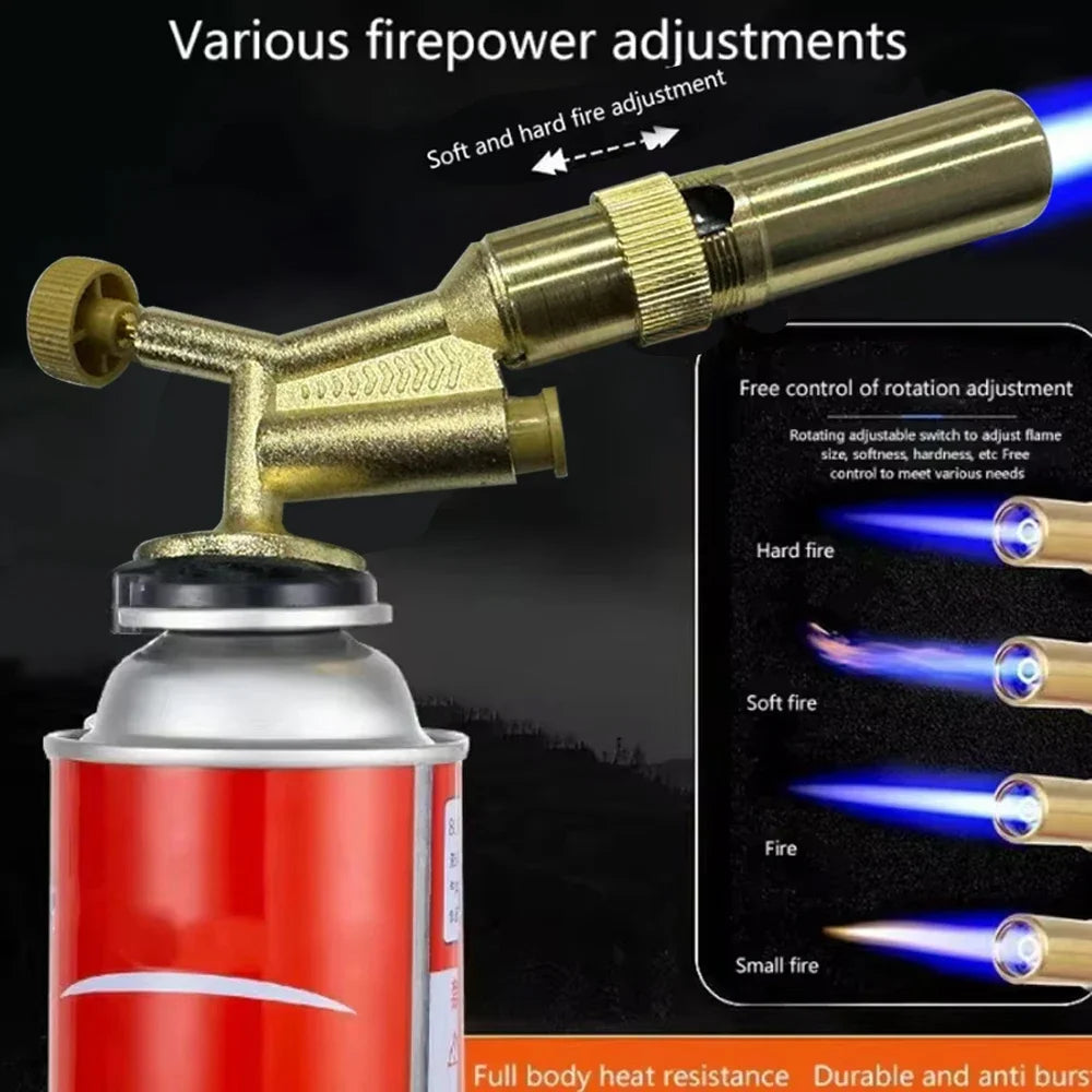 High-Temperature Brass Copper Welding Torch – Propane Flame Gun for Brazing, Soldering & Plumbing