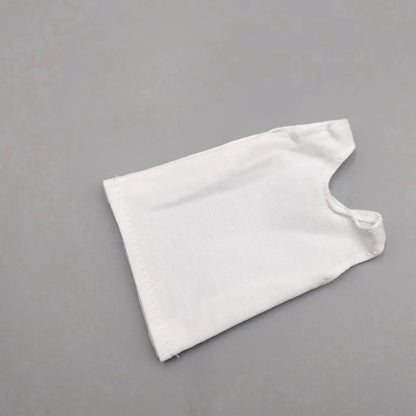 1/6 Scale Black T-Shirt for 12" (30cm) Action Figures — Male & Female DIY Model Accessories