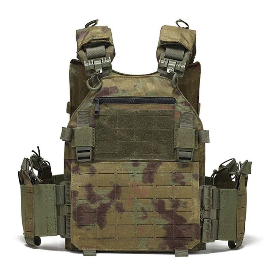 Outdoor Training Vest – Multi-Functional Waterproof MOLLE Expansion Quick-Release Wear-Resistant Tactical Vest