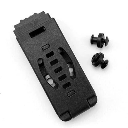 KYDEX Scabbard Waist Clip Knife Sheath - Utility EDC Holster with Belt Buckle for Camping & Mag Pouches