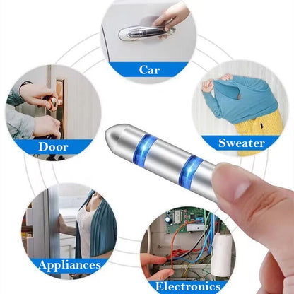 Anti-Static Keychain - Extreme Discharge Electricity Eliminator, Easy-to-Use Static Destaticizing Tool and Cool Gift