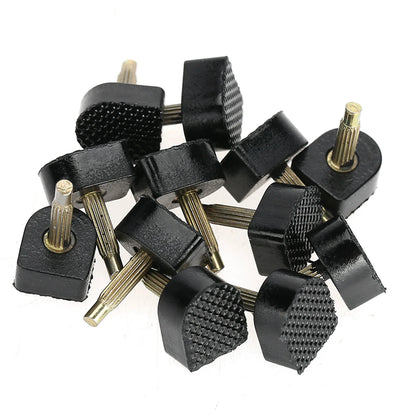 60Pcs High Heel Shoe Repair Tips - 5 Size Replacement Nails, Dowel Lifts & Heel Taps for Shoe Restoration