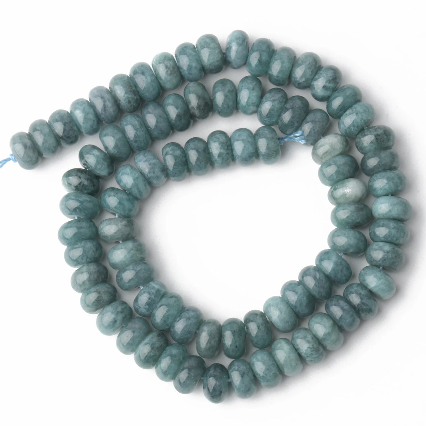 Natural Stone Rondelle Beads - 5x8mm Tourmaline, Citrine & Quartz Loose Beads for DIY Bracelets