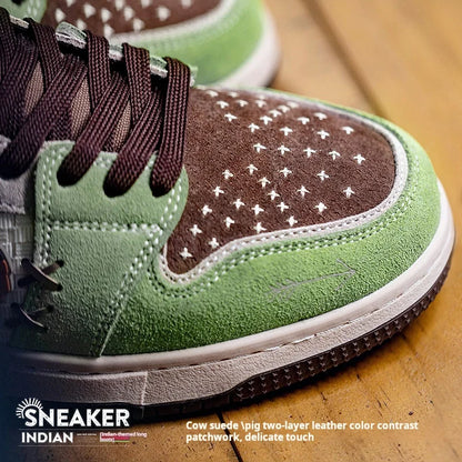 Men’s Retro Platform Sneakers - Luxury Skate Shoes Casual Streetwear
