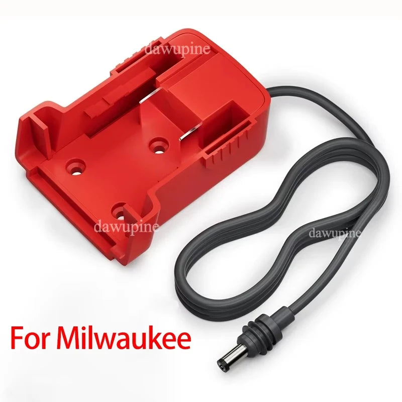 18V Lithium Battery Adapter Cable - Power Tool Battery Converter for Makita Milwaukee Dewalt Bosch Ryobi & Starlink