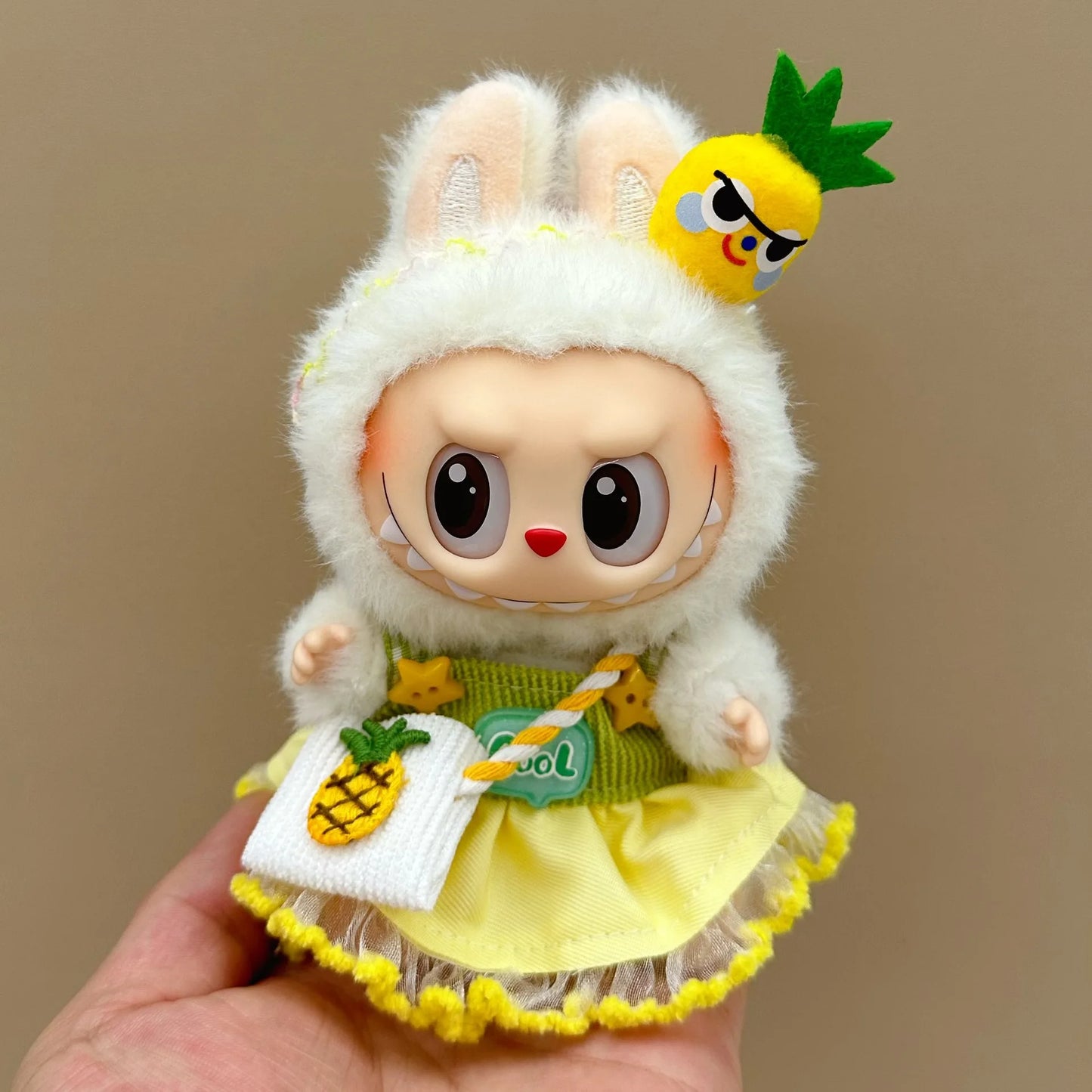 15-17CM Labubu Doll Clothes – Mini Plush Cotton Outfits for I, II, III Dolls, Party & Gift Accessories