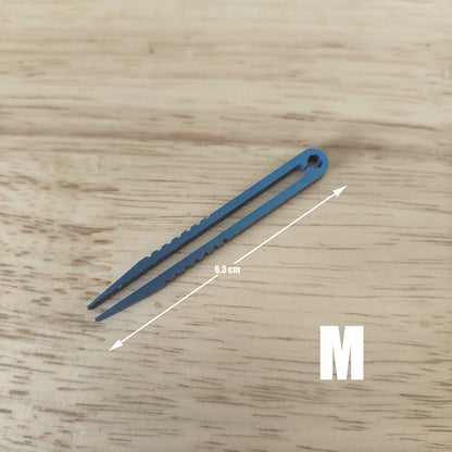Titanium TC4 Clip Tweezers – EDC Multipurpose Precision Pick-Up Clamping Tool for Outdoor & Maintenance, 6 Colors