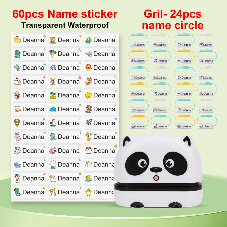 149pcs Personalized Name Stamp Set – Waterproof, Non-Fading Baby & Kindergarten Engraved Seals, Perfect Student Gift