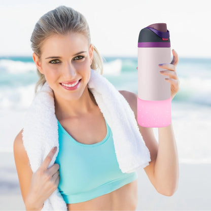 Silicone Water Bottle Boot for Owala - 24oz, 32oz Anti-Slip Protective Sleeve and Bottom Bumper Protector for FreeSip Twist and Flip