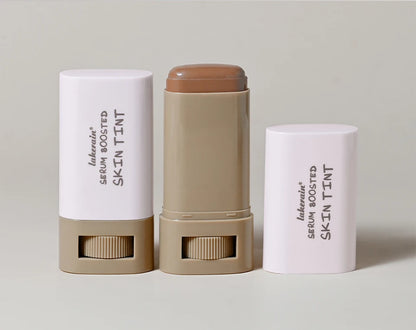 Waterproof Skin Tint Stick – Nourishing Tinted Foundation & Contour Balm for Face Makeup