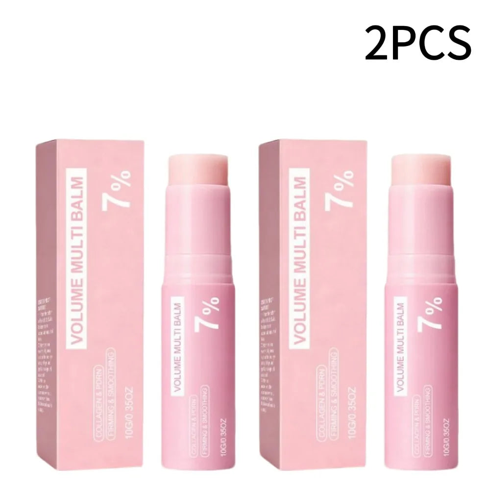 PDRN Pink Collagen Multi Balm Stick - Volufiline Facial, Eye, and Neck Moisturizer for Hydrated, Plump-Looking Skin