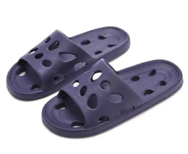 Summer EVA Leaky Slippers - Non-Slip Bathroom Beach Sandals for Men Women Indoor Outdoor
