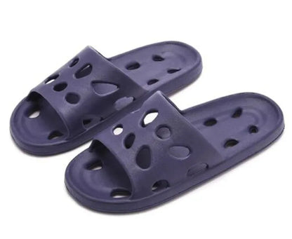 Summer EVA Leaky Slippers - Non-Slip Bathroom Beach Sandals for Men Women Indoor Outdoor