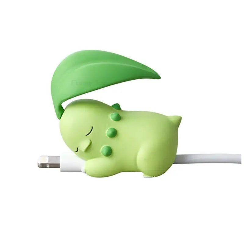 Anime Pokémon USB Cable Bite Case – Pikachu & Eevee Figure Toy Cosplay Prop Gift