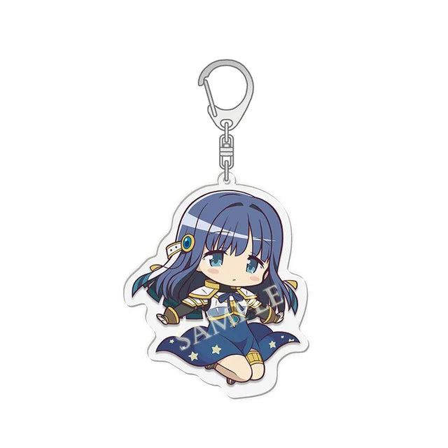 Puella Magi Madoka Magica Anime Keychain – Kaname, Akemi, Homura, Miki, Sayaka, Tomoe, Mami & Kyoko Fan Gift Keyring