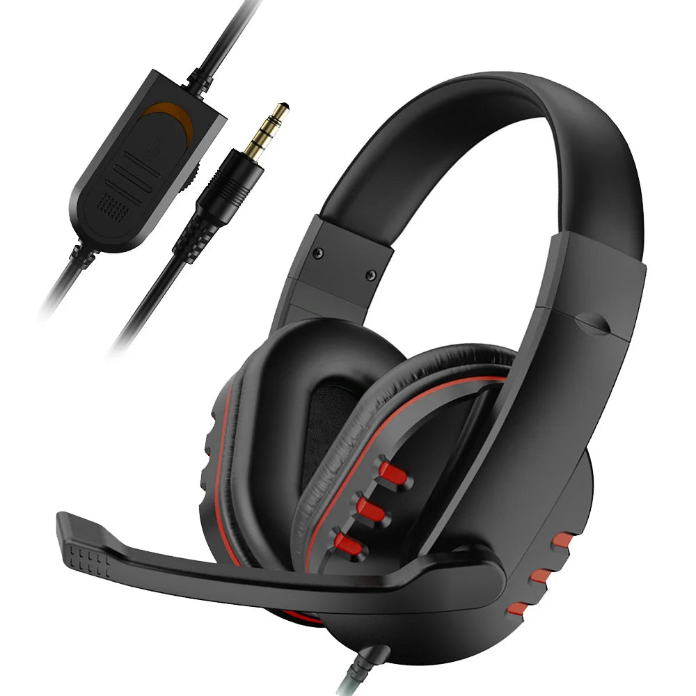 3.5mm Wired Gaming Headset — Headphones with Microphone for PS4, PC, Music & Chat