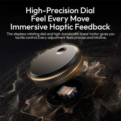 Ulanzi D100H Creative Dial Controller – RGB Keypad for Video & Photo Editing, Smart Lighting Control for Studio Setup