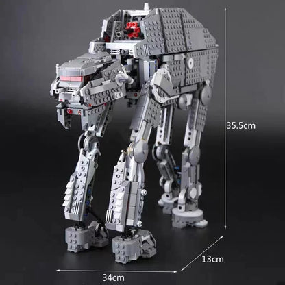 HOT TOY 1376PCS Star Space Movie Assault Walker – Creative DIY Building Toy, Compatible with 75189 for Children's Birthday