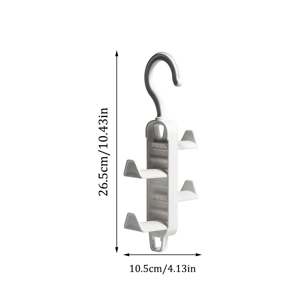 Multifunctional Wardrobe Bag & Clothes Rack – Traceless Hanging Hook for Hats, Bags, and Doors, No Drilling Needed