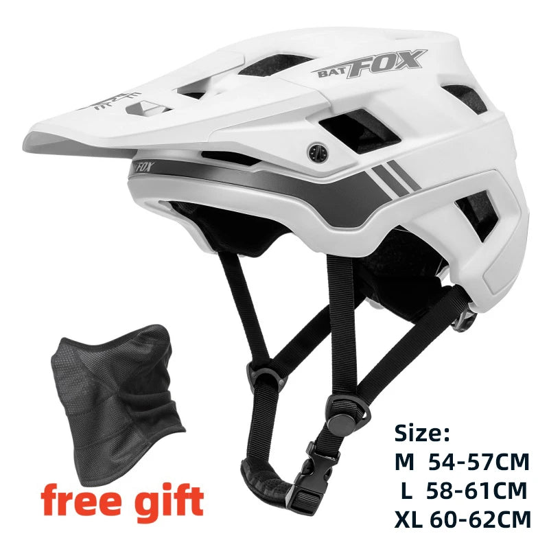 BATFOX Men's Cycling Helmet – MTB Mountain Bike Racing Helmet, Speedframe Casco para Bicycle