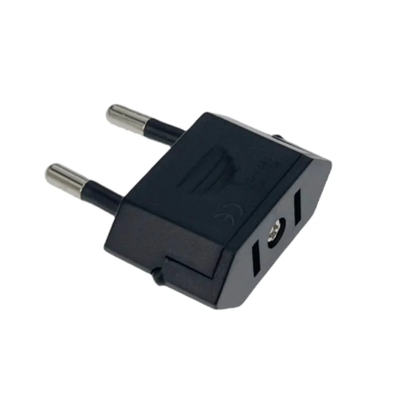 Mini Power Plug Adapter - Converts CN, UK, EU to US, AU - Suitable for America, Russia, Australia, Korea Travel - 4.0mm/4.8mm, 6A 125V