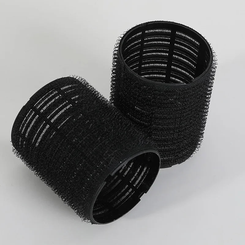 Self-Grip Hair Rollers Set: 4/6/8pcs Heatless Curlers for Volume and Bangs - DIY Styling Tools with Self-Adhesive Hook