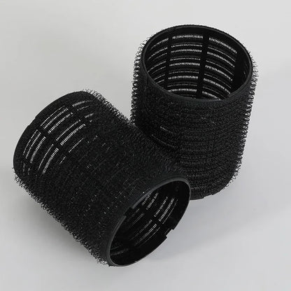 Self-Grip Hair Rollers Set: 4/6/8pcs Heatless Curlers for Volume and Bangs - DIY Styling Tools with Self-Adhesive Hook