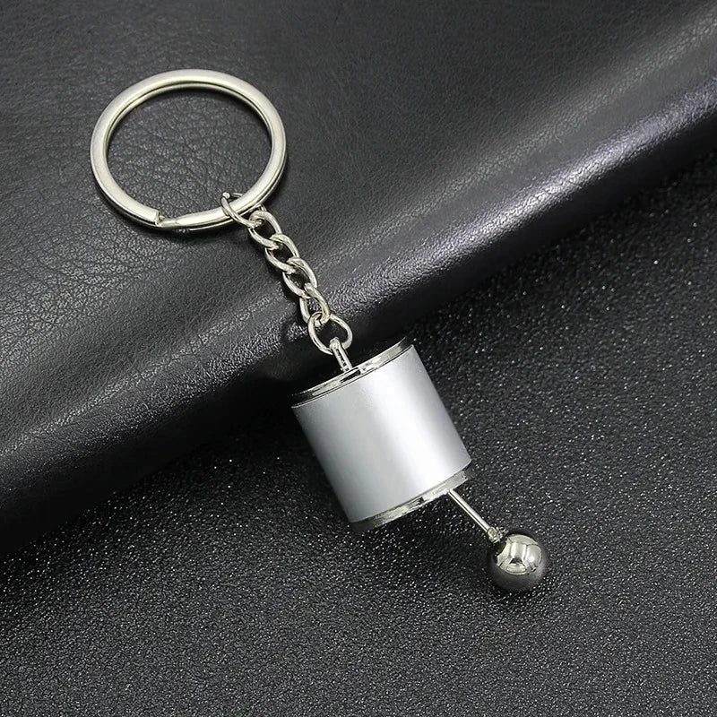 Mini Turbocharger Keychain - Spinning Turbine Keyring for Car Interior Accessories & Key Fob