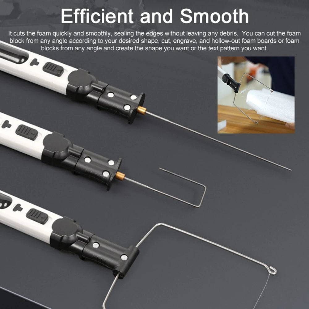 7-in-1 Cordless Hot Wire Foam Cutter – Multipurpose Electric Carving Pen for Foam Crafts, Portable KS EAGLE Cutter