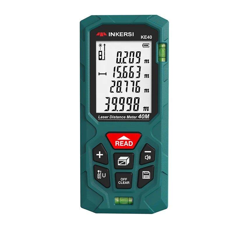 INKERSI Laser Rangefinder Digital Tape Measure 40M/70M/120M High Precision Distance Meter