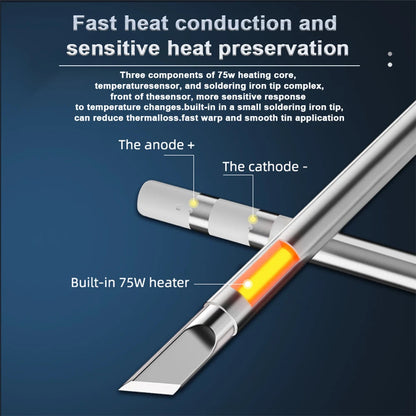 T12 Soldering Iron Tips - Universal Replacement Tips for Hakko FX951 FX-950 Welding Stations